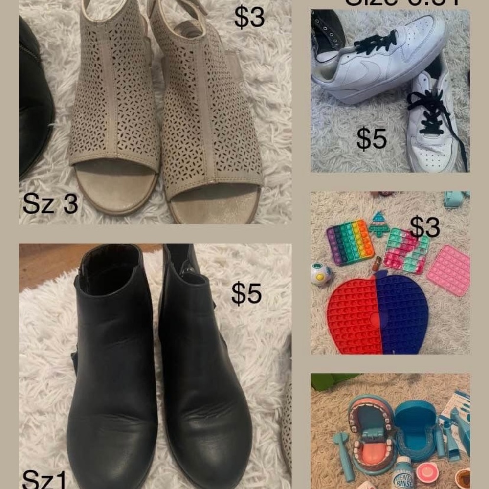 Girls clothes, shoes, toys